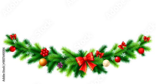 christmas, tree, elements, ornaments, baubles, ribbon, bow, garland, tinsel, star, topper, lights, glow, glitter, sparkle, shiny, bright, festive, winter, snowy, pine, spruce, evergreen, merry, joyful