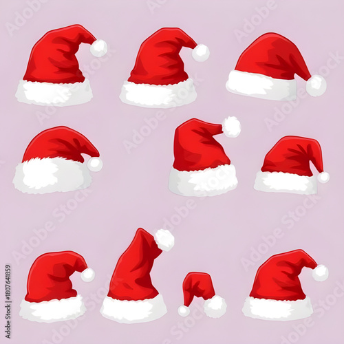 santahat,christmashat,xmashat,holidayhat,winterhat,festivehat,redhat,furhat,pomhat,cap,headwear,accessory,costume,party,celebration,tradition,joy,cheer,seasonal,gift,ornament,decoration,icon,symbol,ve