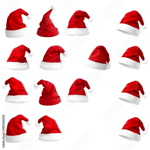 santa,hat,fur,trim,redcap,whitecap,holiday,cheer,joy,season,xmas,winter,festive,classic,fun,soft,warm,cosy,design,art,graphic,vector,icon,flat,shape,style,cartoon,illustration,decoration,ornament,acce