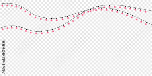 Abstract red and white vector background pattern with halftone dots and dynamic light lines shape design texture