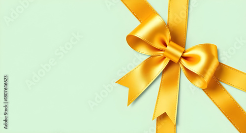 gold, ribbon, bow, elegant, festive, luxury, bright, glossy, satin, silk, smooth, shiny, glitter, shimmer, glowing, metallic, stylish, fancy, flourish, ornament, knot, loop, curve, curl, accent, embel