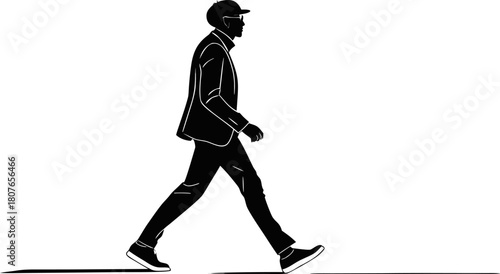 black silhouette woman standing confidently