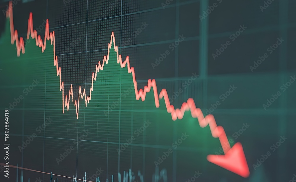 Naklejka premium Investment finance chart,stock market business and exchange financial growth graph. Diagram