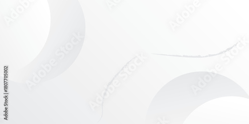 abstract white gradient color background with curve and swirl lines decoration