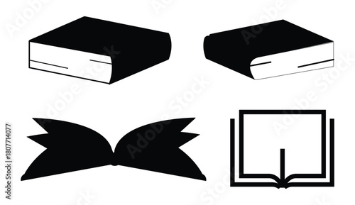 Book icon design with a background 