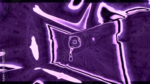 Tunnel video loop creates a mesmerizing visual experience with vibrant colors and smooth transitions for screensavers