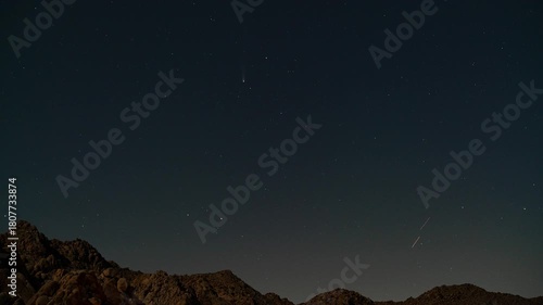 C/2025 A6 (Lemmon) Timelapse of Comet Lemmon setting over boulders in Joshua Tree, California, USA, shot on November 1st, 2025