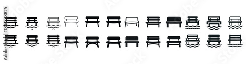 Modern chair silhouettes in varied designs and styles