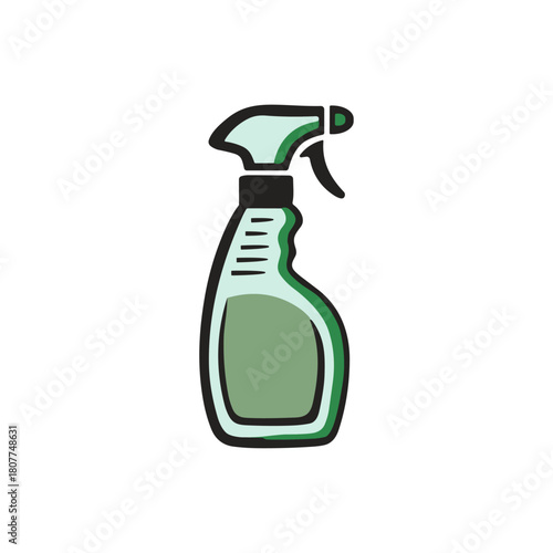 Water sprayer icon logo flat vector design