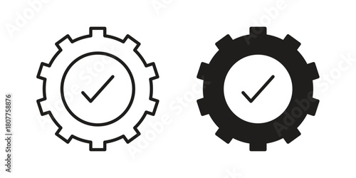 Execution icon on white background. Stock vector icon