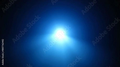 Wallpaper Mural Abstract Blue Light Burst Background with Dark Edges. Torontodigital.ca