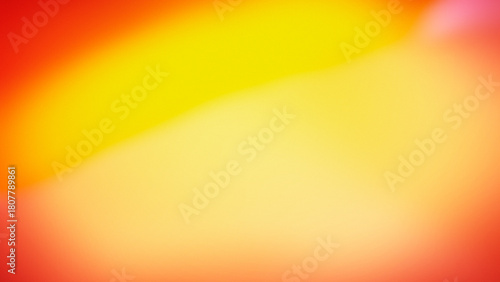 Abstract blurred gradient background, yellow spot in red frame.
