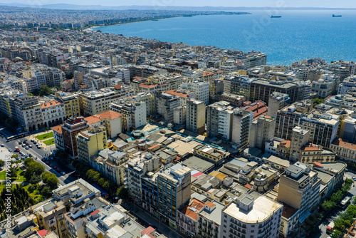 Fototapeta Naklejka Na Ścianę i Meble -  Kapani Market from Above. Urban Pulse and Tradition