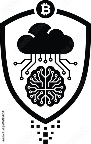 Brain representing digital mindfulness and cryptocurrency