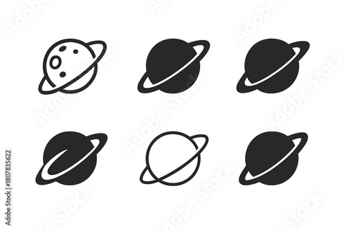 Gravity Icon Variations. The concept of gravity. Icon set. Set Logo of gravity: falling apple. harmonious logo variations of the same emblematic concept, each