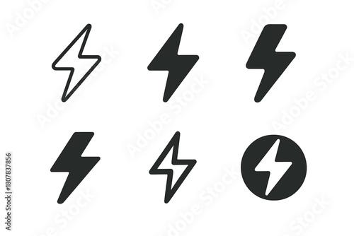 Physics Logo Variations. Physics. Icon set. Set Logo of Physics: Planet with orbit. harmonious logo variations of the same emblematic concept, each with