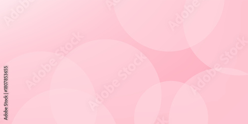 Abstract pink curve background, pink beauty dynamic wallpaper with circle shapes. Template banner background for beauty products, sales, ads, pages, events, web, and others
