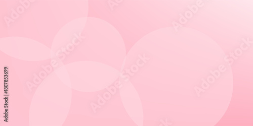 Abstract pink curve background, pink beauty dynamic wallpaper with circle shapes. Template banner background for beauty products, sales, ads, pages, events, web, and others