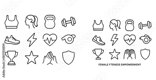 Female fitness icons: empowerment in sports and well-being