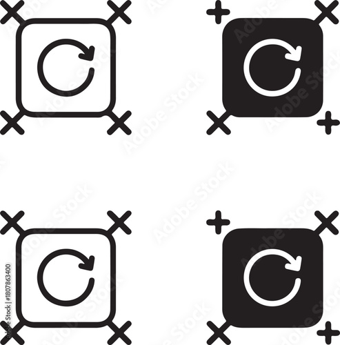 Isolated Software Patch black vector icon, software patch icon, update fix icon, black patch repair graphic for system upgrades, buyer focused update fix design