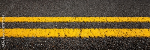 Wallpaper Mural Road Markings on a Highway Showing Worn Yellow Lines in the Center During Daylight Hours Torontodigital.ca