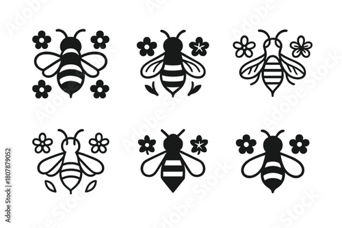 Pollination Icon Set. Pollination. Solid icon set of Pollination: dandelion, bee, butterfly, stem, leaf, seed puff, seeds, sun, cloud, dew drop, garden, grass.