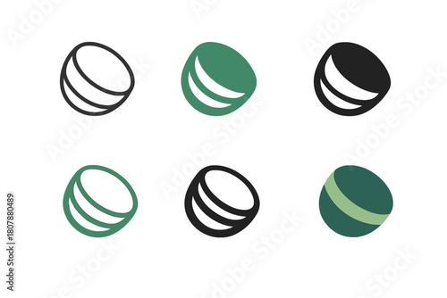 Geoid Logo Variations. Geoid. Icon set. Set Logo of geoid: contour lines forming Earth?s gravitational field. harmonious logo variations of the same emblematic