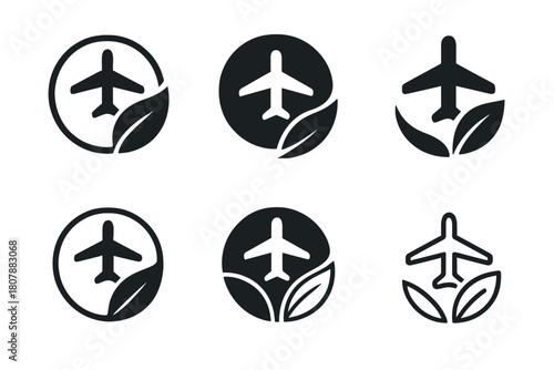 Sustainable Travel Icons. Sustainable travel. Solid icon set of Sustainable travel: bicycle, reusable bottle, backpack, globe, tree, leaf, solar panel, tent,