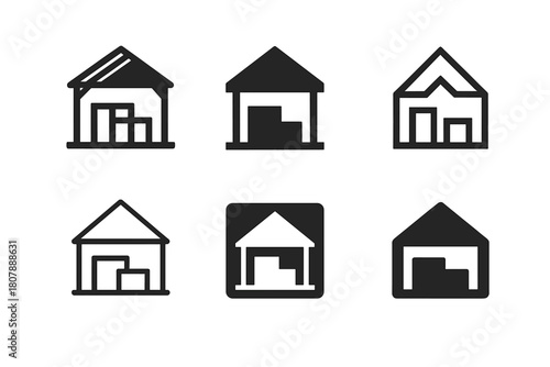 Disaster Preparedness Icons. Architecture for disaster preparedness and recovery. Icon set. Set Logo of architecture for disaster preparedness and recovery: