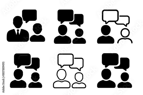 Workplace Support Icons. Handling workplace stress and managerial support. Icon set. Set Logo of Encouragement Badge: Star or trophy for support. Abstract