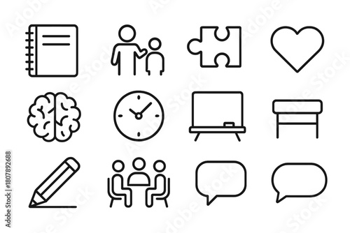 SEL Icons Set. Traditional bread. Solid icon set of traditional bread: rye loaf, sourdough, baguette, bun, bread slice, wheat stalk, basket, tray, oven,