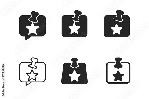 Creative Logo Variations. creativity online. Icon set. Set Logo of creativity online: person brainstorming on laptop. harmonious logo variations of the same