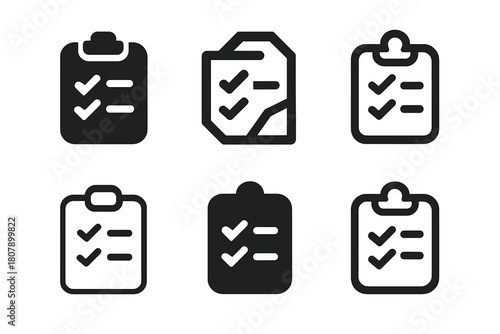 Risk Management Icons. Corporate risk management and insurance strategies. Icon set. Set Logo of Risk management: Shield. harmonious logo variations of the