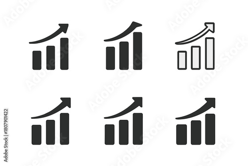 Risk Management Icons. Corporate risk management and insurance strategies. Icon set. Set Logo of Risk management: Shield. harmonious logo variations of the