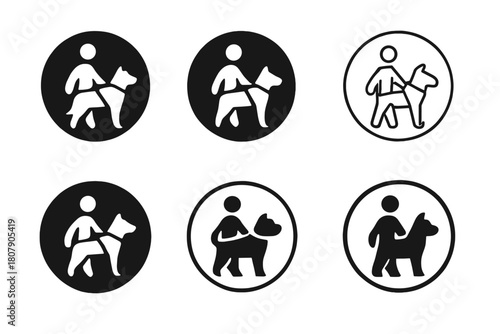 Disability-Friendly Logo Set. Disability-friendly events and gatherings. Icon set. Set Logo of Disability-friendly events: Hearing aid. harmonious logo