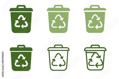 Organic Gardening Logos. Organic gardening. Icon set. Set Logo of Organic gardening: sprouting seed in soil. harmonious logo variations of the same emblematic