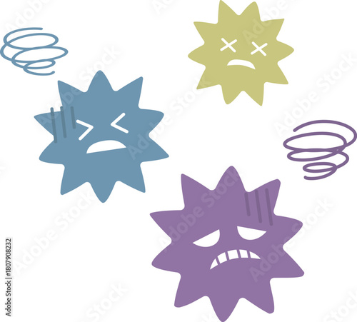 ウイルスのキャラクター