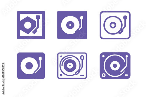 Nightlife Logo Variations. Nightlife. Icon set. Set Logo of Nightlife: Dancing silhouettes. harmonious logo variations of the same emblematic concept, each