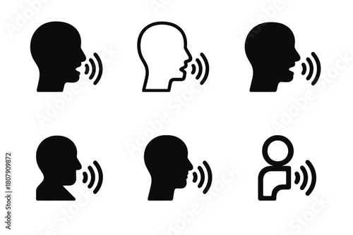 Inclusive Design Icons. Inclusive and accessible design. Icon set. Set Logo of inclusive and accessible design: braille dots pattern. harmonious logo