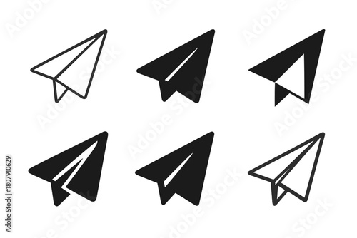 Crisp Paper Logos. Crisp Paper. Icon set. Set Logo of Crisp Paper: Notepad. harmonious logo variations of the same emblematic concept, each with different