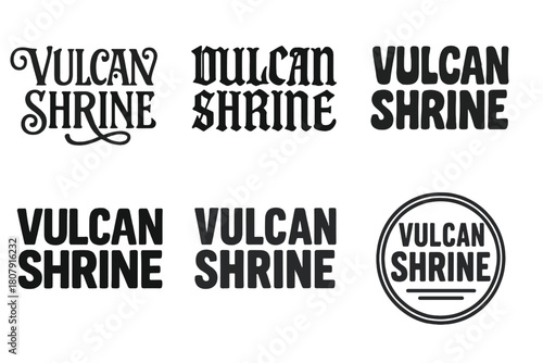 Diverse Lettering Styles. Effort creates results. Set lettering. harmonious lettering variations of the same emblematic concept, each with different artistic