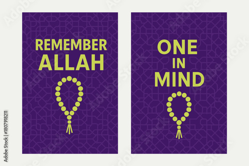 Geometric Remembrance Banners. Remembrance. Two vertical A6 banners with safe margins, centered composition, no elements touching edges, geometric, royal