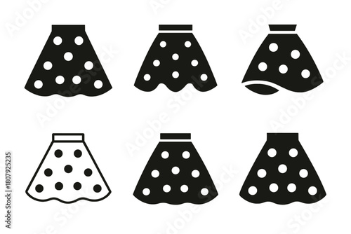 Vintage Clothing Logos. vintage clothing. Icon set. Set Logo of vintage clothing: old-fashioned suit jacket. harmonious logo variations of the same emblematic