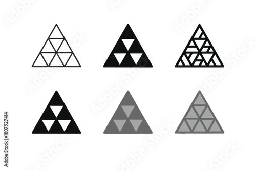 Geometric Icon Set. Mobile UI components. Icon set. Set Logo of Input Field: Text input box. Abstract geometric, Filled silhouette, Flat solid, Minimal