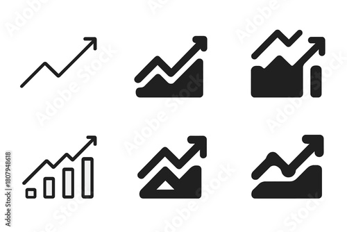Data Science Logos. Data science. Icon set. Set Logo of data science: clustering scatter plot with centroid. harmonious logo variations of the same emblematic