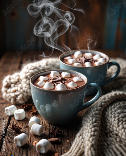 Hot chocolate with marshmallows