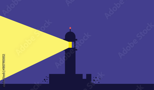 Design background lighthouse unique