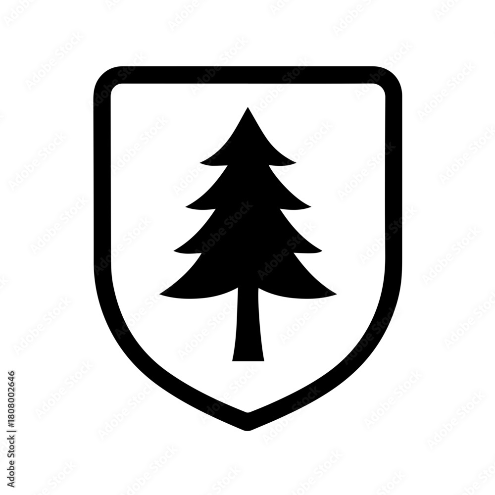Obraz premium Park Ranger Pine Tree