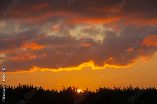 Pinks and Purples in a Wilderness Sunset