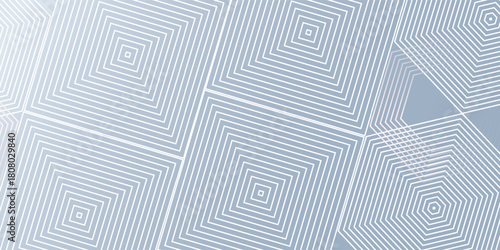 This image shows a repeating geometric pattern consisting of a series of white lines forming concentric squares